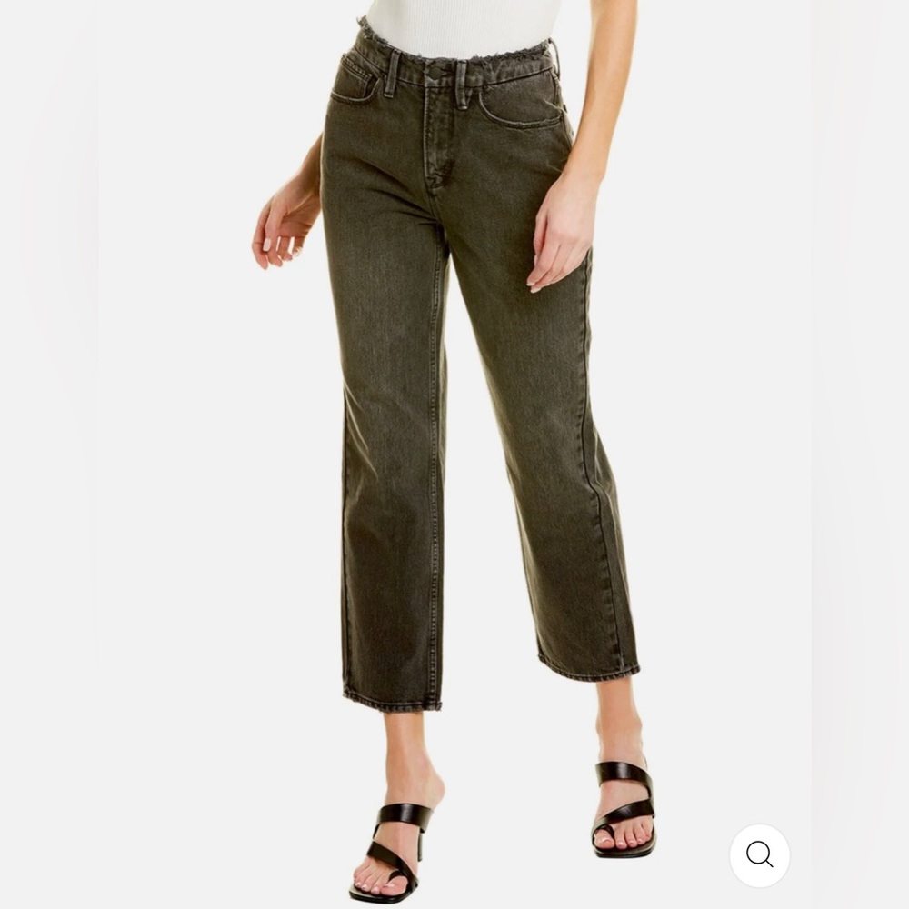 Good American Good Heritage Black Crop Jean